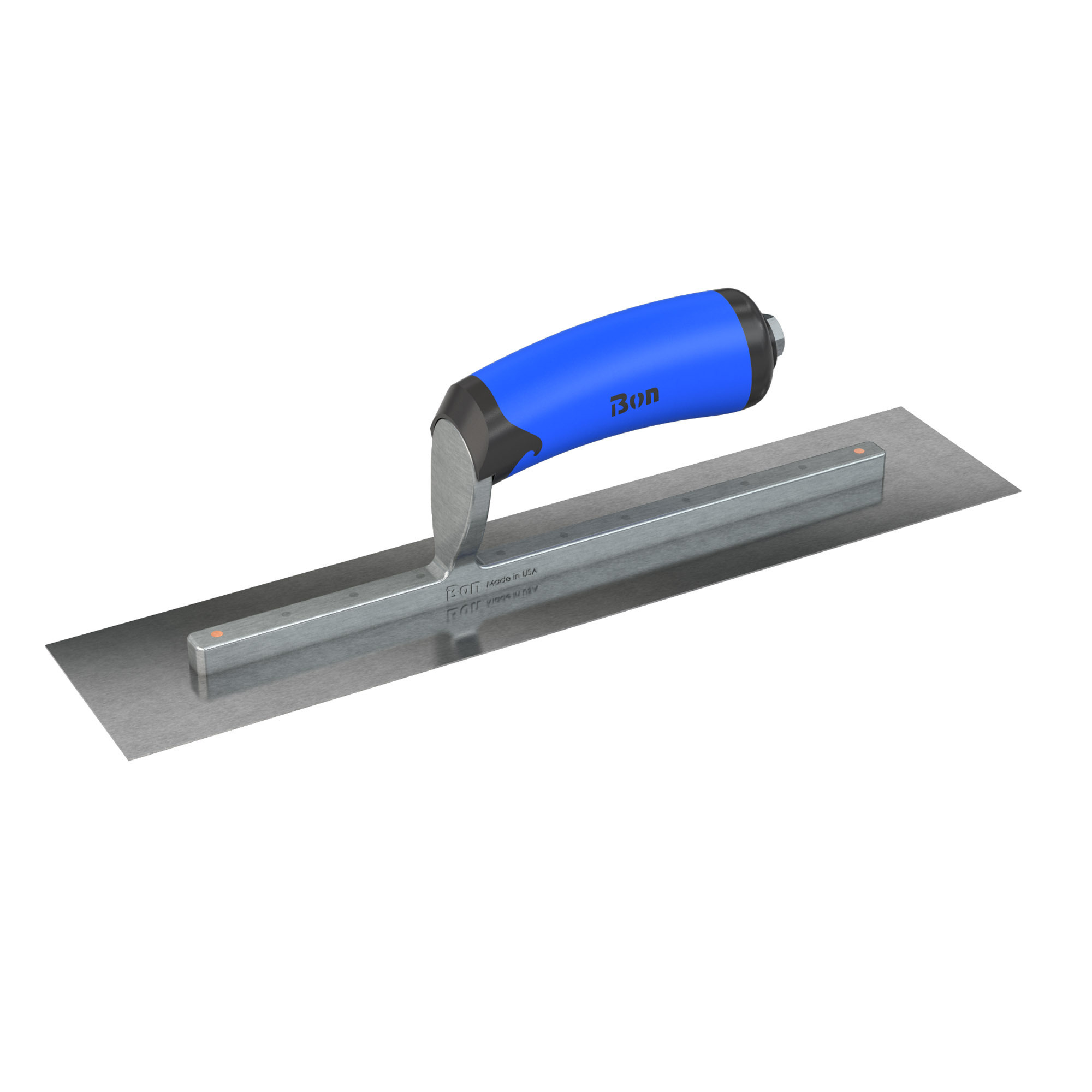 Bon Steel City, Fin. Trowel - Sq. - CarSteel - 14 x 3 - CMFT Grip, Blade Material Carbon Steel, Blade Length 14 in, Blade Width 3 in, Model# 67-227